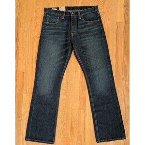 Levis 527 Bootcut Jeans Mens 34 Slim Blue Denim Cotton Western Cowboy 34x32 New
